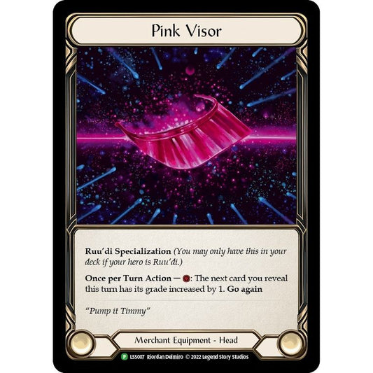 Image for Pink Visor - LSS007 (LSS007) (PR) - Flesh and Blood TCG