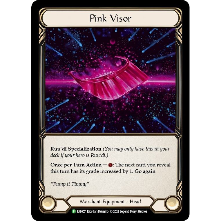 Image for Pink Visor - LSS007 (LSS007) (PR) - Flesh and Blood TCG