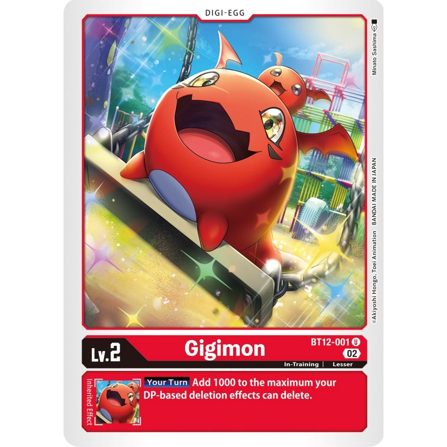 Image for Gigimon (BT12-001 U) (BT12) - Digimon Card Game