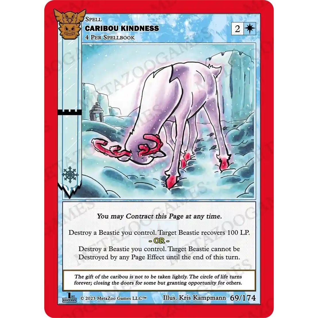 Image for Caribou Kindness (69/174) (NATFE) - MetaZoo