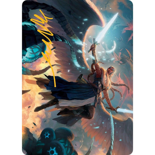 Image for Boon-Bringer Valkyrie Art Card (Gold-Stamped Signature) (2) (ASMOM) - Magic: The Gathering