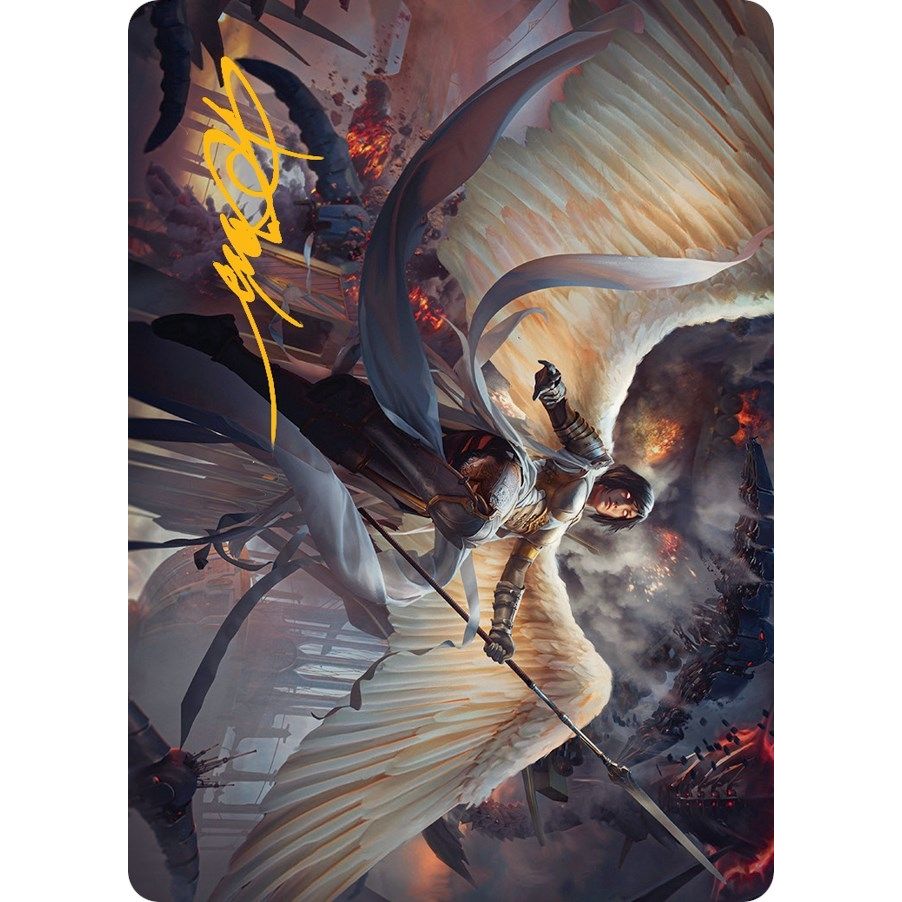 Image for Serra Faithkeeper Art Card (Gold-Stamped Signature) (7) (ASMOM) - Magic: The Gathering