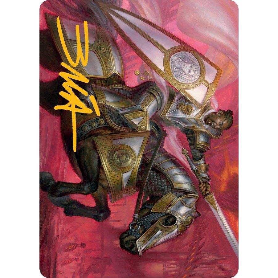 Image for Sigiled Sentinel Art Card (Gold-Stamped Signature) (9) (ASMOM) - Magic: The Gathering