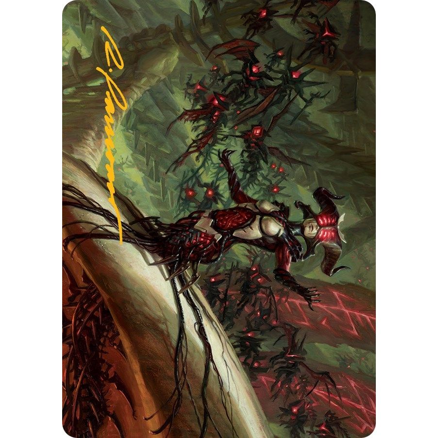 Image for Sheoldred Art Card (Gold-Stamped Signature) (28) (ASMOM) - Magic: The Gathering