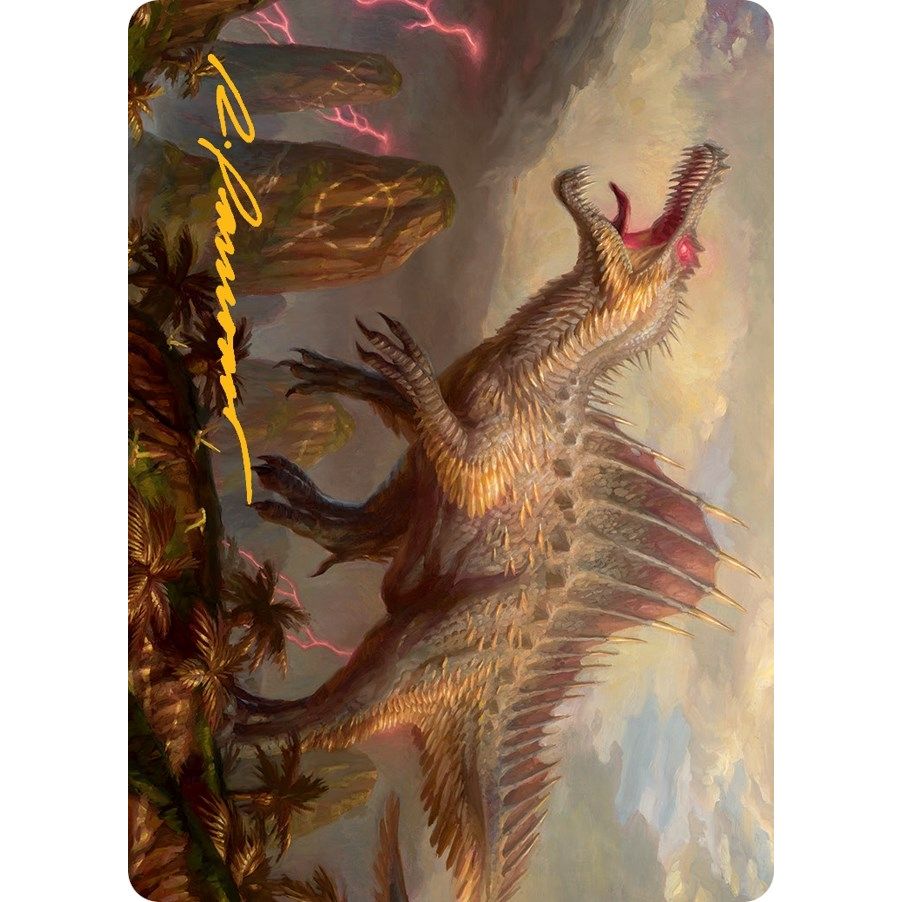Image for Etali, Primal Conqueror Art Card (Gold-Stamped Signature) (31) (ASMOM) - Magic: The Gathering