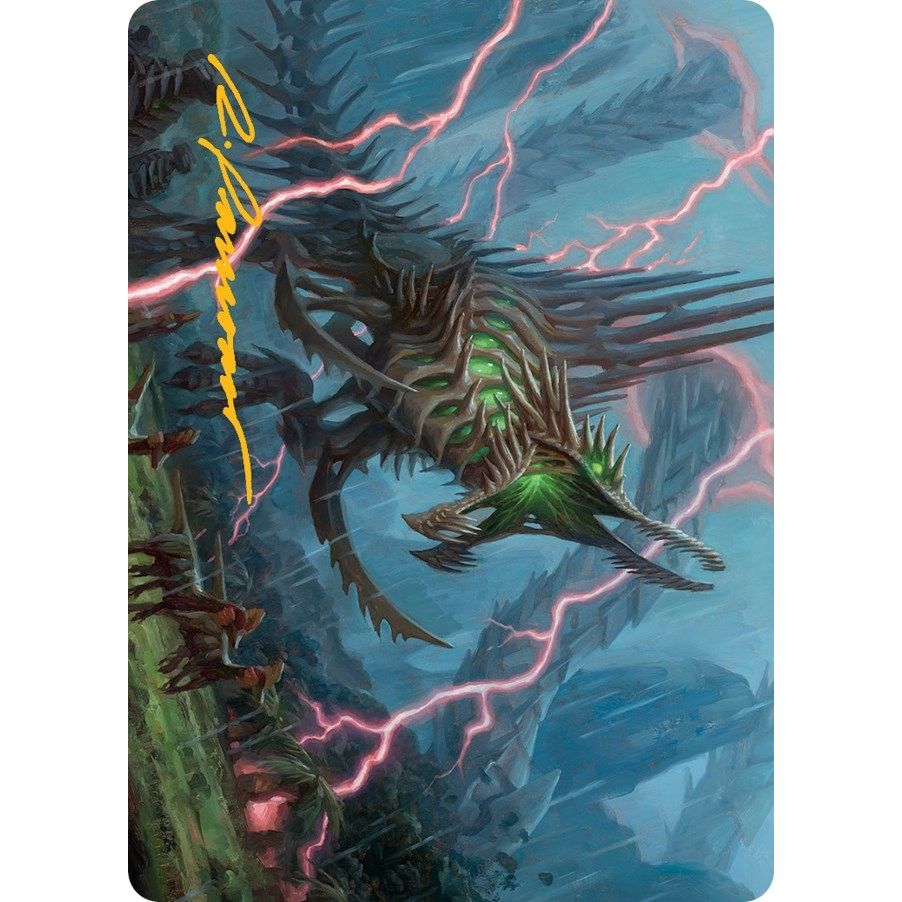 Image for Etali, Primal Sickness Art Card (Gold-Stamped Signature) (32) (ASMOM) - Magic: The Gathering