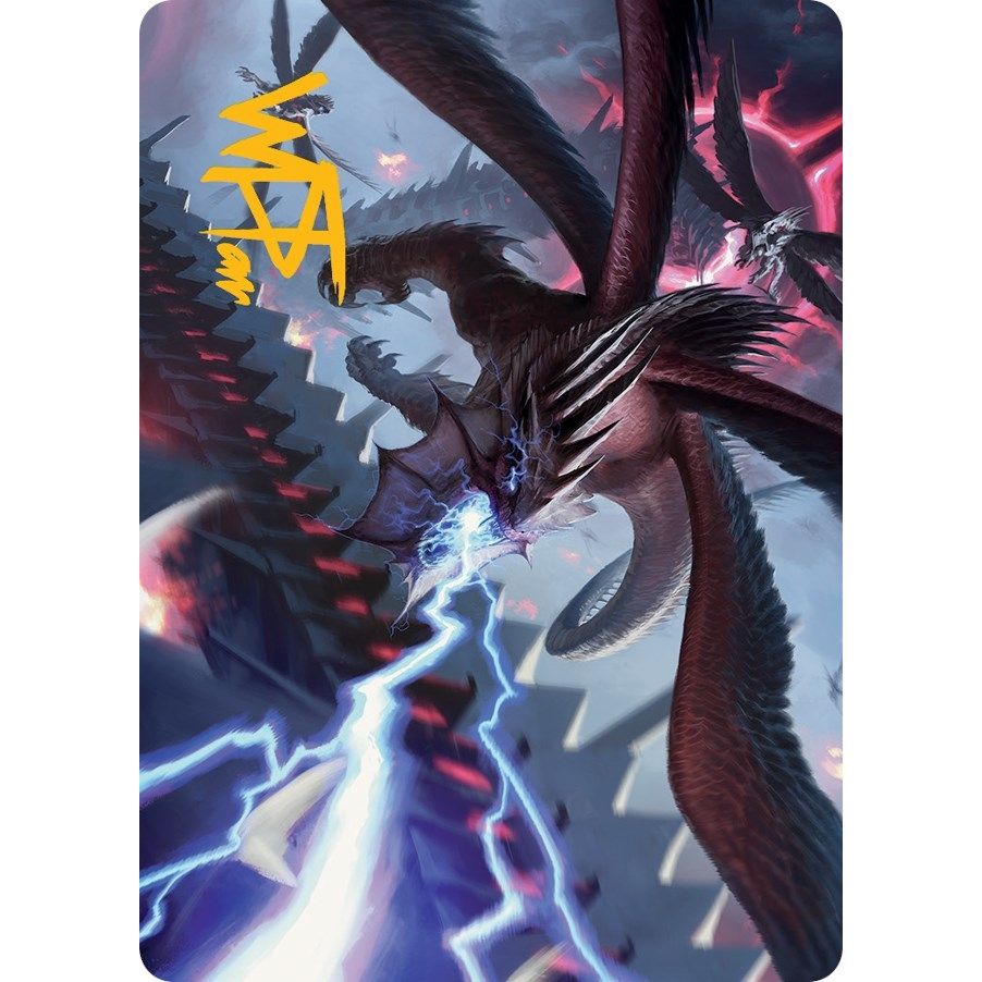 Image for Defiant Thundermaw Art Card (Gold-Stamped Signature) (35) (ASMOM) - Magic: The Gathering