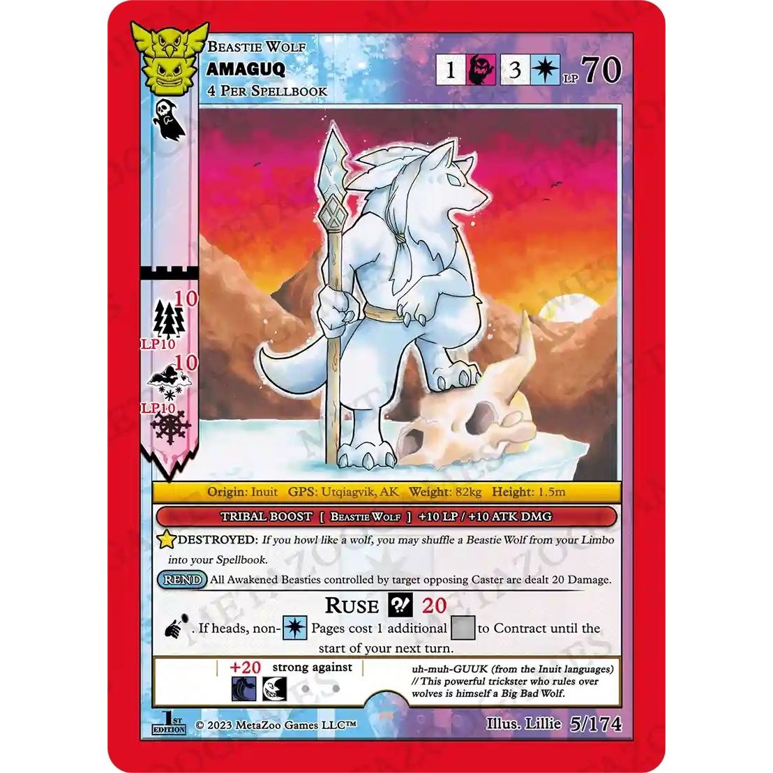 Image for Amaguq (5/174) (NATFE) - MetaZoo
