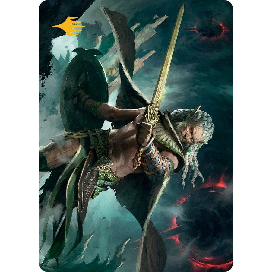 Image for Serpent-Blade Assailant Art Card (40/81) (Gold-Stamped Signature) (40) (ASMOM) - Magic: The Gathering