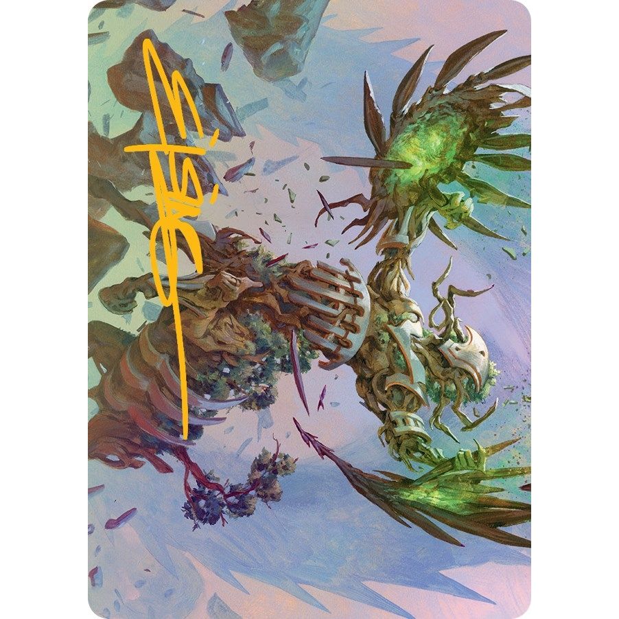 Image for Botanical Brawler Art Card (Gold-Stamped Signature) (43) (ASMOM) - Magic: The Gathering