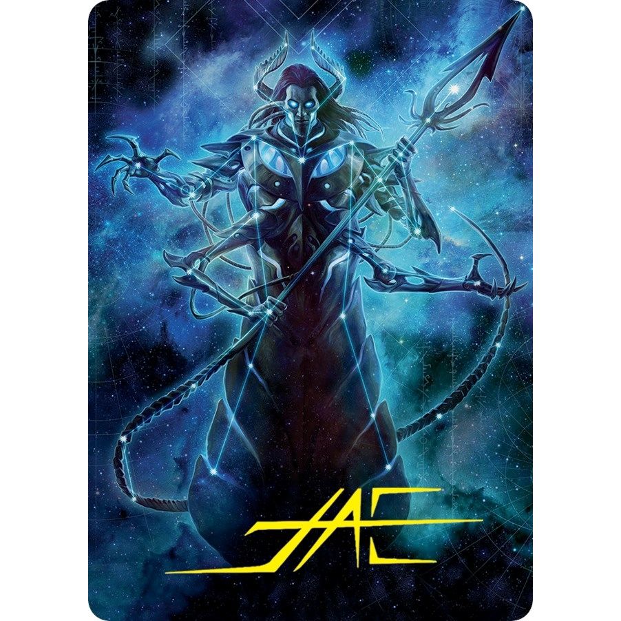 Image for Heliod, the Warped Eclipse Art Card (Gold-Stamped Signature) (60) (ASMOM) - Magic: The Gathering