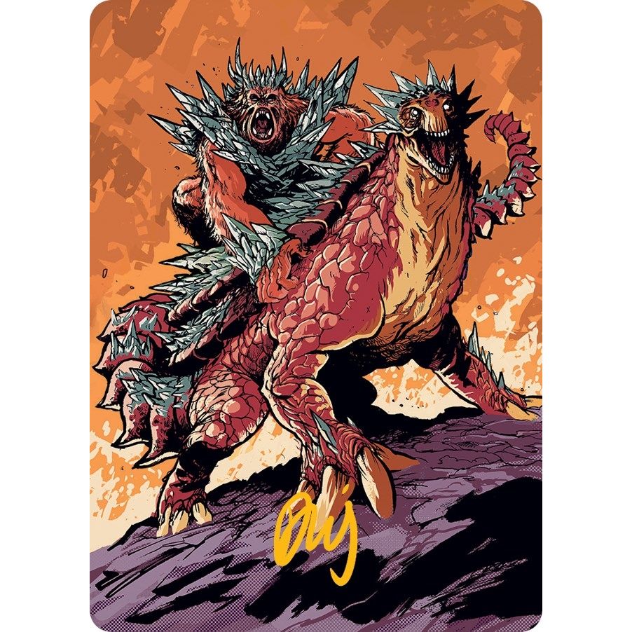 Image for Kogla and Yidaro Art Card (Gold-Stamped Signature) (61) (ASMOM) - Magic: The Gathering