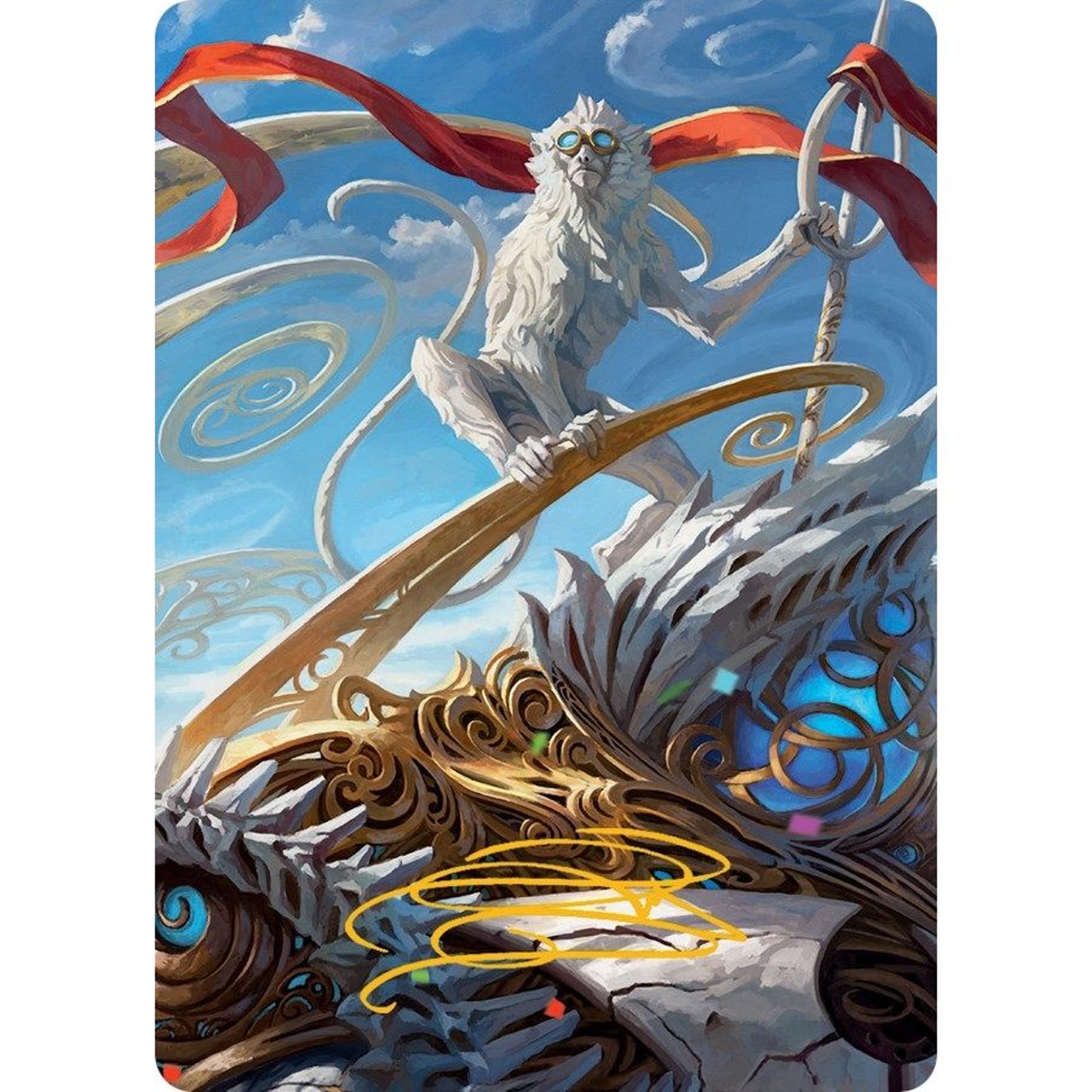 Image for Ragavan, Nimble Pilferer Art Card (Gold-Stamped Signature) (74) (ASMOM) - Magic: The Gathering