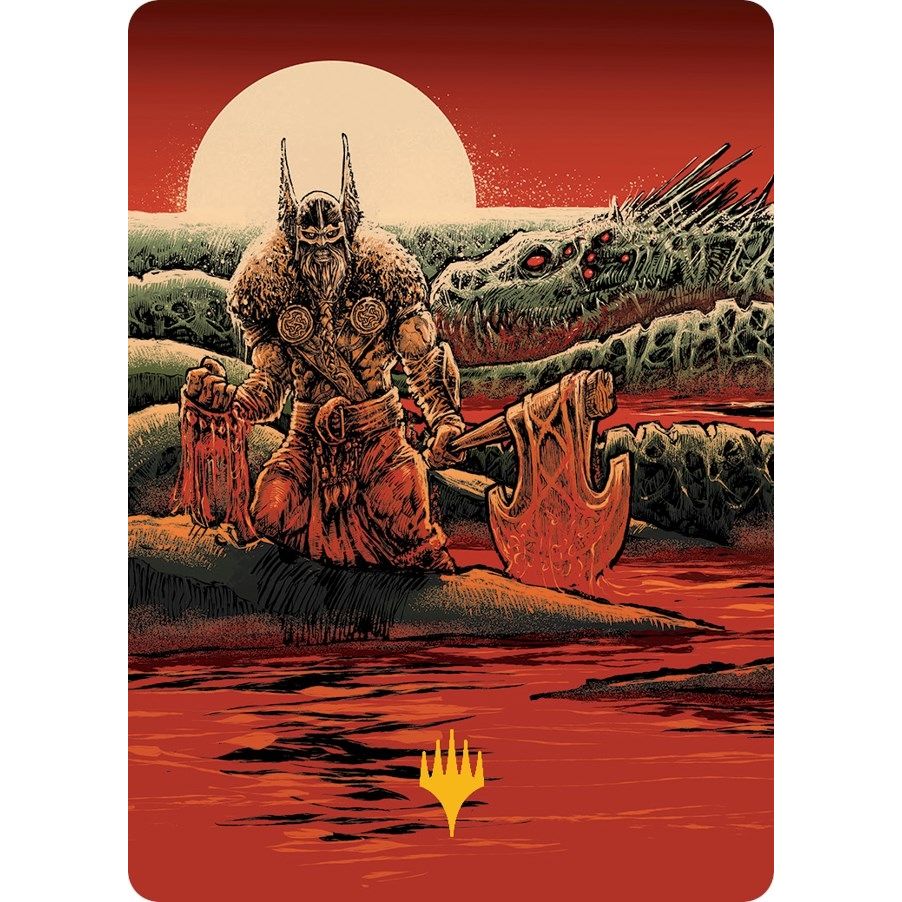 Image for Fynn, the Fangbearer Art Card (Gold-Stamped Signature) (76) (ASMOM) - Magic: The Gathering
