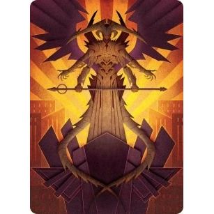 Image for Atraxa, Praetors' Voice Art Card (77) (ASMOM) - Magic: The Gathering