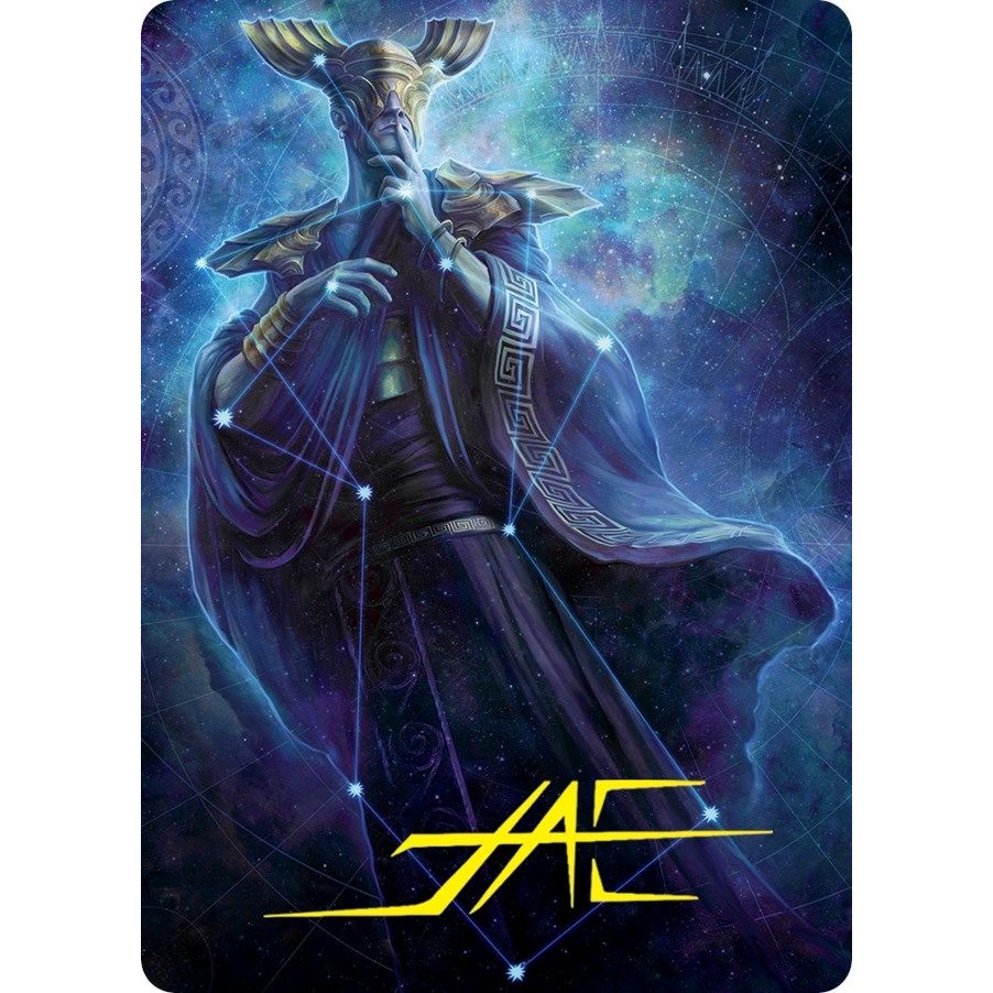 Image for Atris, Oracle of Half-Truths Art Card (Gold-Stamped Signature) (78) (ASMOM) - Magic: The Gathering