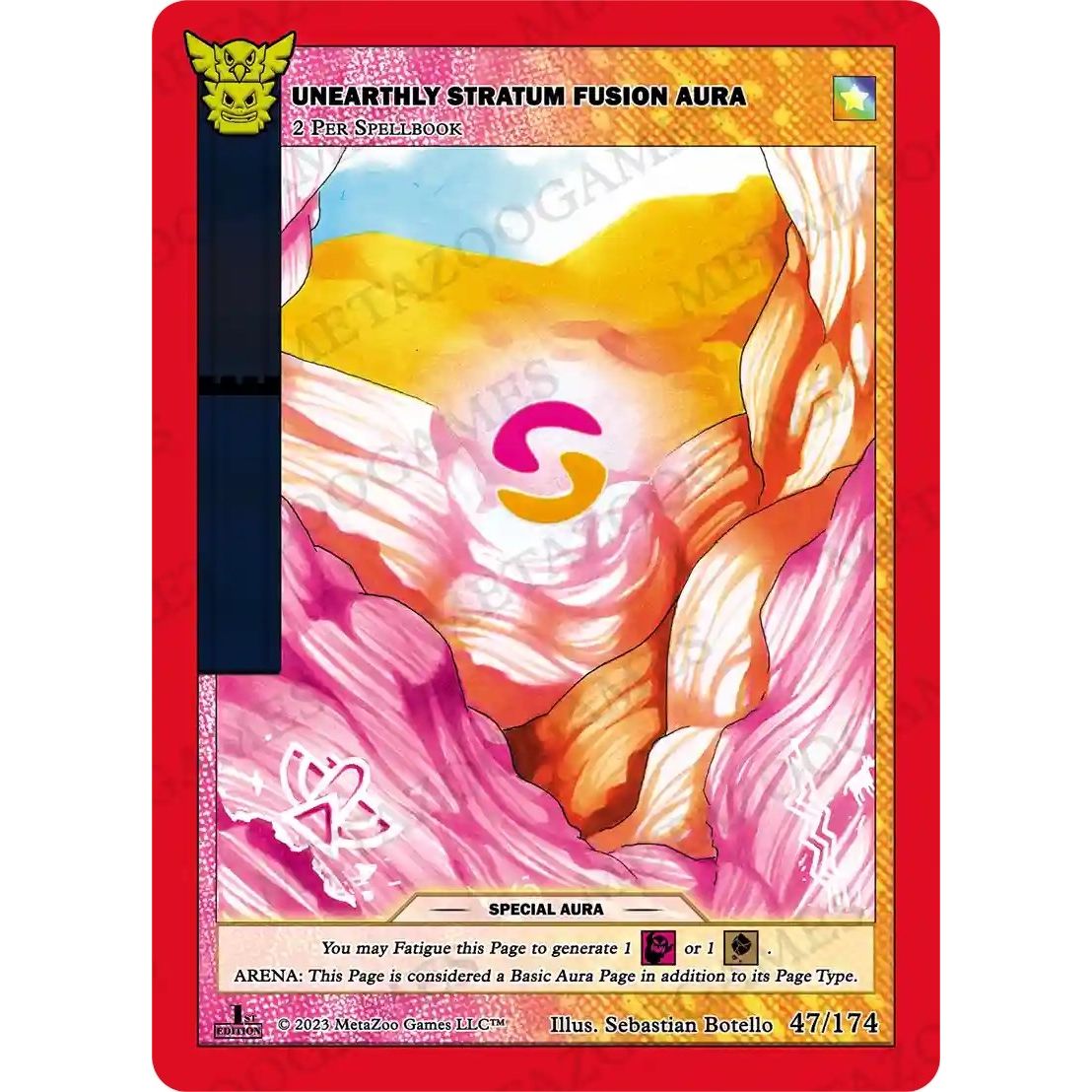 Image for Unearthly Stratum Fusion Aura (47/174) (NATFE) - MetaZoo