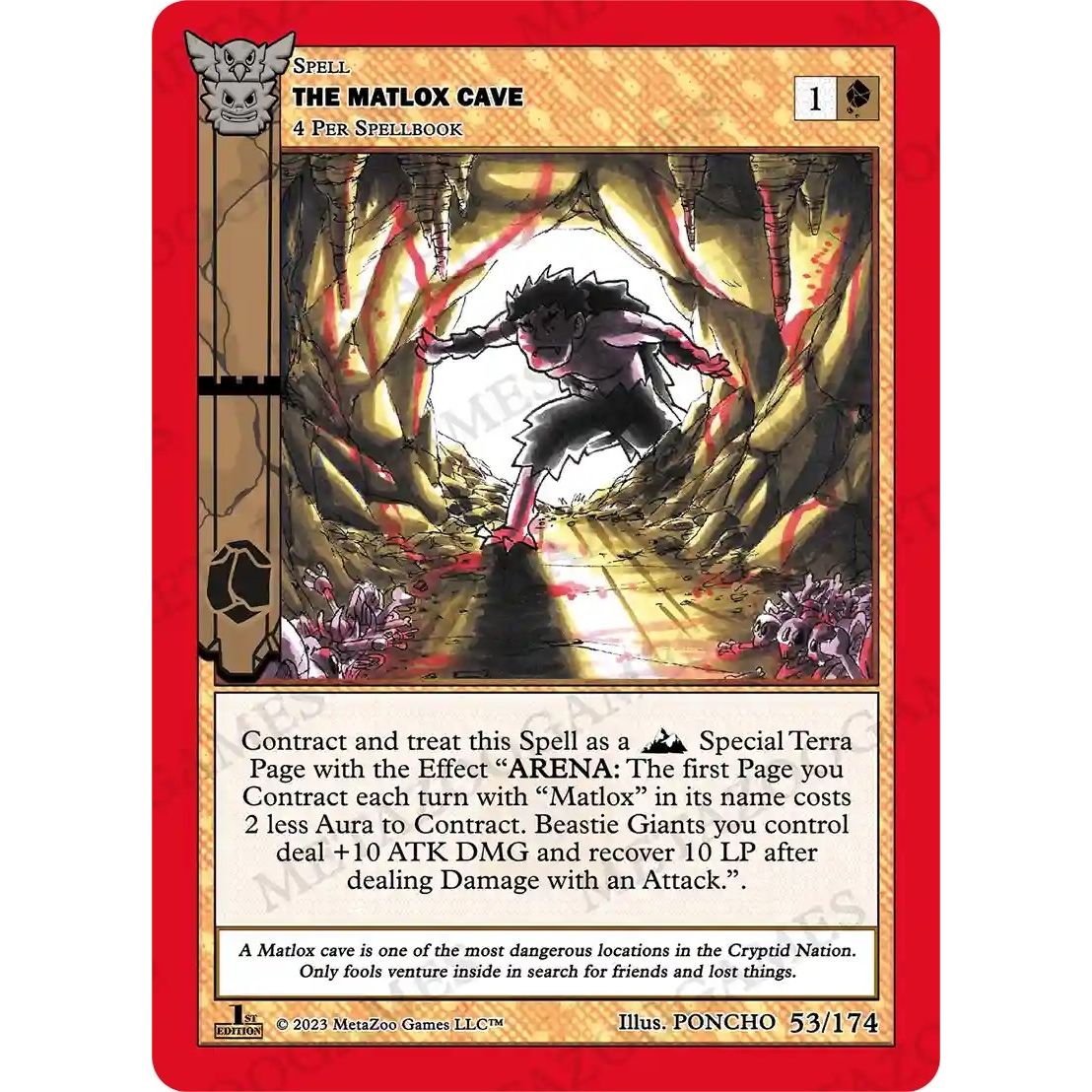 Image for The Matlox Cave (53/174) (NATFE) - MetaZoo