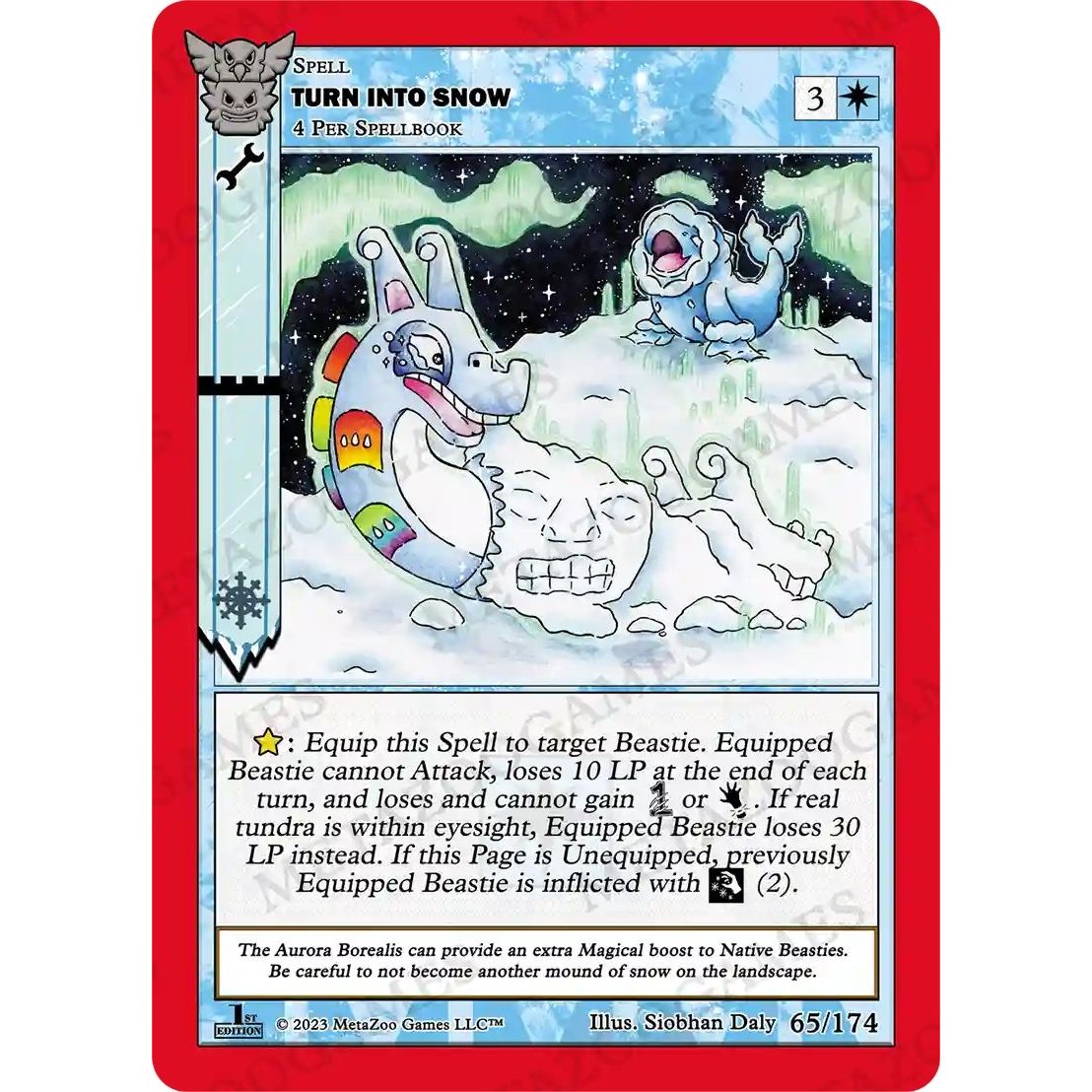 Image for Turn Into Snow (65/174) (NATFE) - MetaZoo