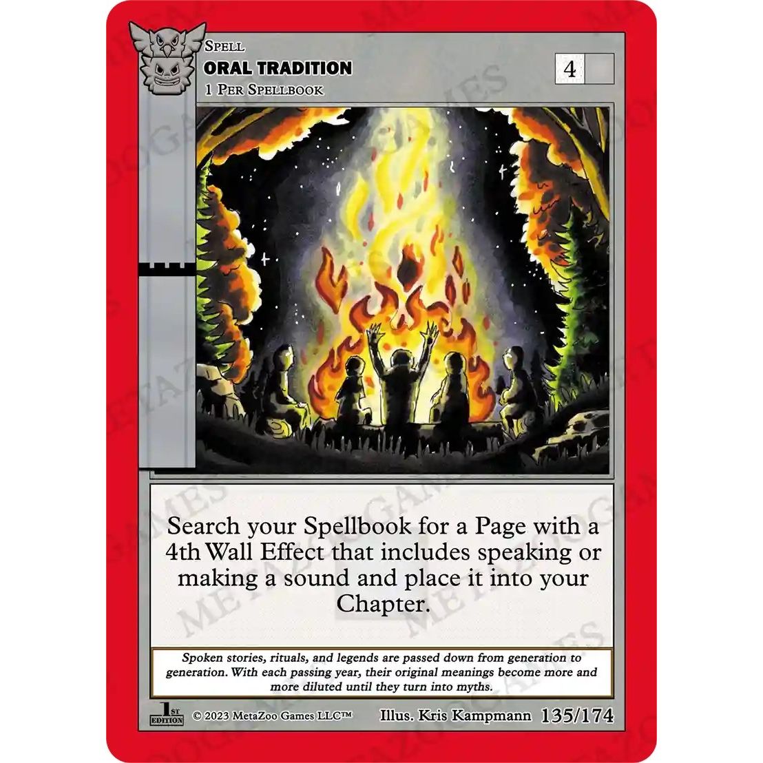 Image for Oral Tradition (135/174) (NATFE) - MetaZoo