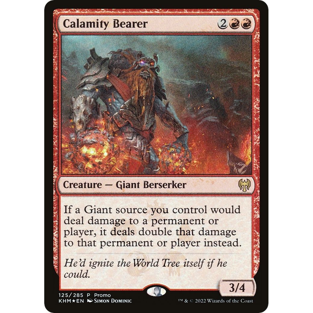 Image for Calamity Bearer (125) (MEDIA) - Magic: The Gathering