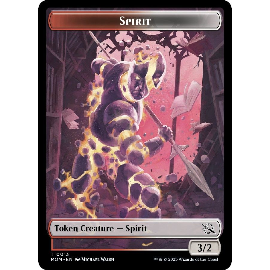 Image for Spirit Token (0013) (13) (MOM) - Magic: The Gathering