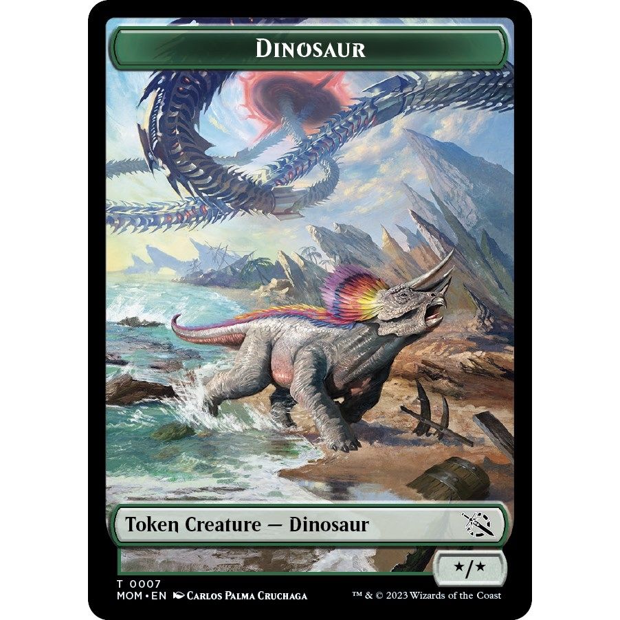 Image for Dinosaur Token (7) (MOM) - Magic: The Gathering