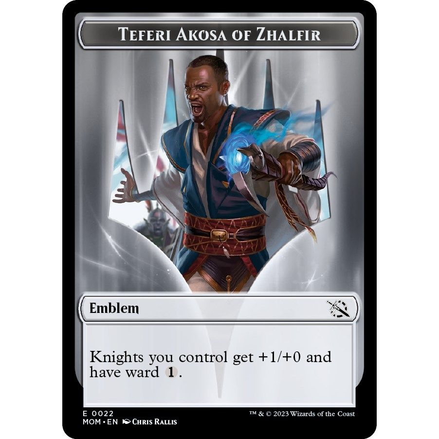Image for Emblem - Teferi Akosa of Zhalfir (22) (MOM) - Magic: The Gathering