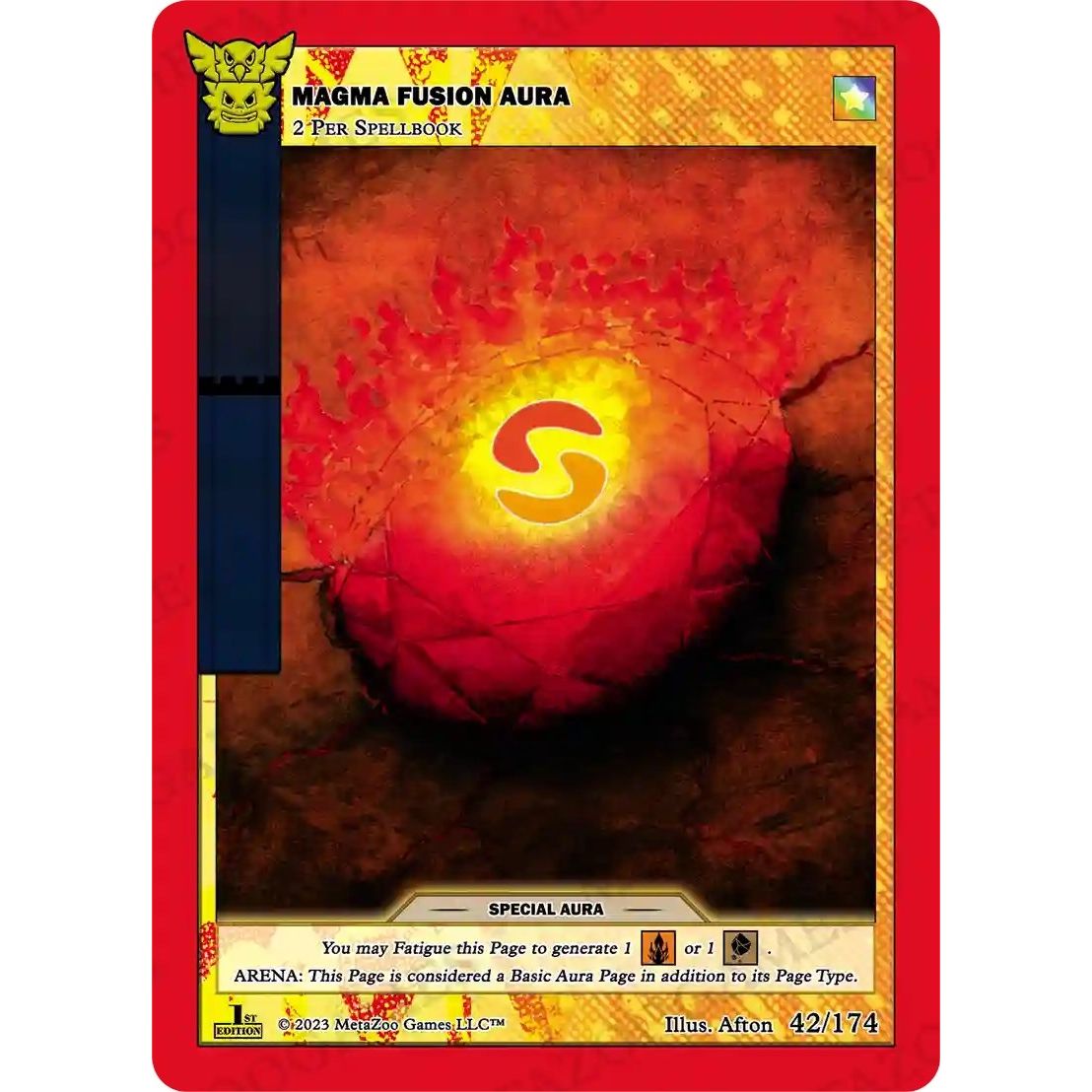 Image for Magma Fusion Aura (42/174) (NATFE) - MetaZoo