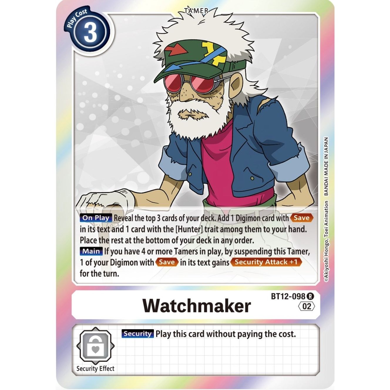 Image for Watchmaker (BT12-098 R) (BT12) - Digimon Card Game