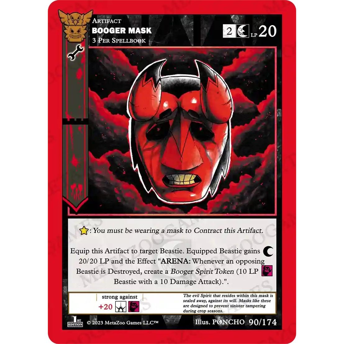 Image for Booger Mask (90/174) (NATFE) - MetaZoo