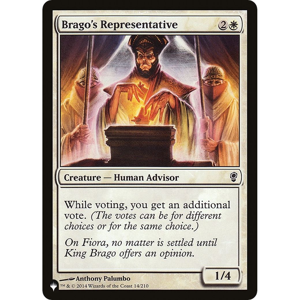 Image for Brago's Representative (14/210) (LIST) - Magic: The Gathering