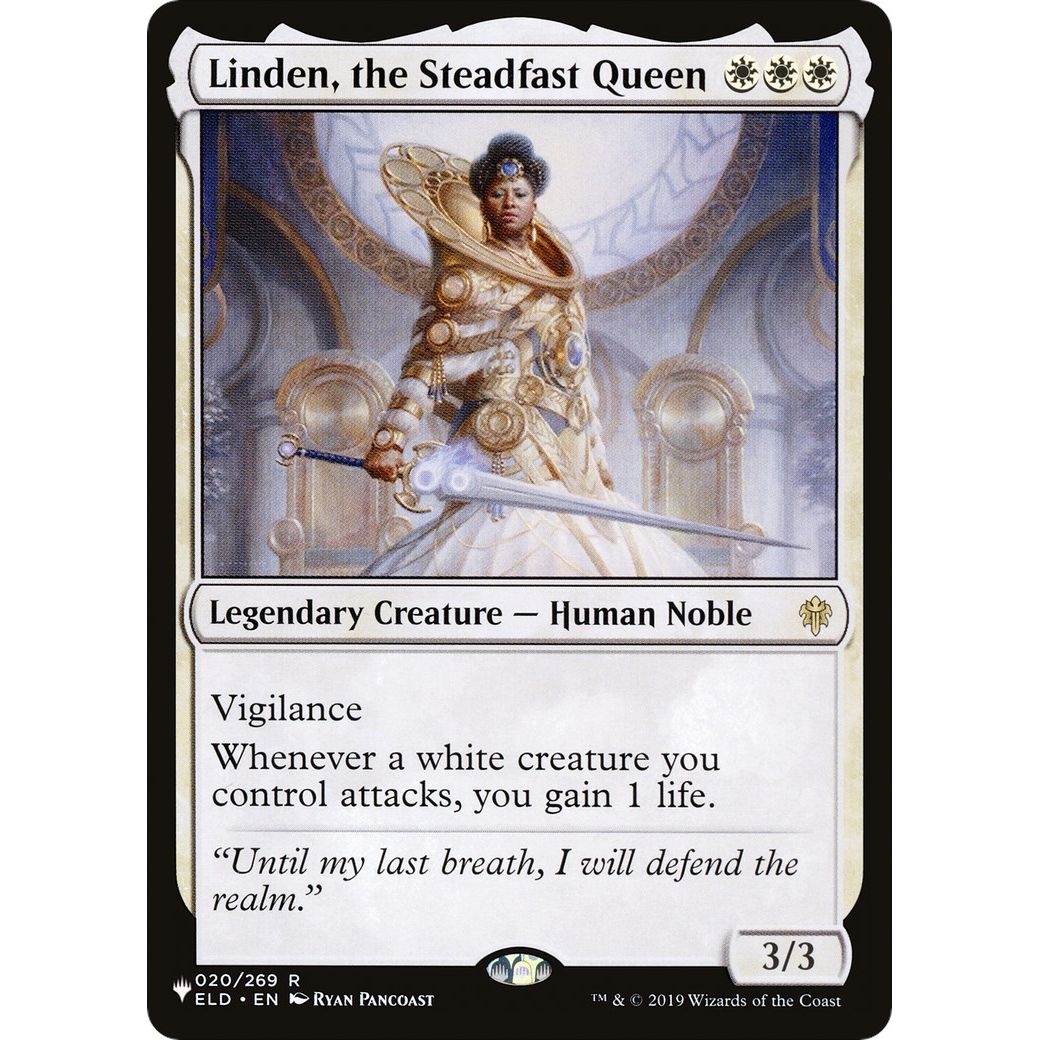 Image for Linden, the Steadfast Queen (020/269) (LIST) - Magic: The Gathering