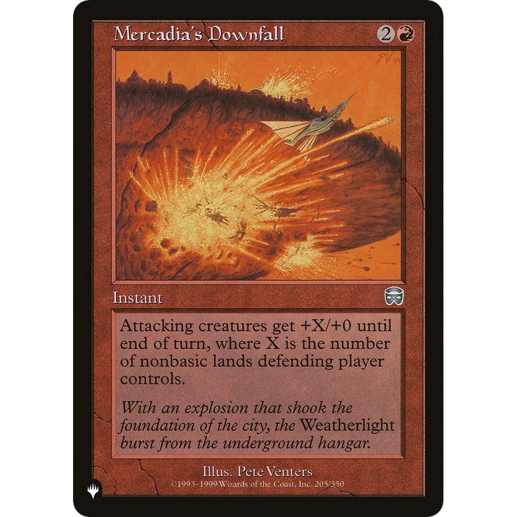 Image for Mercadia's Downfall (205/350) (LIST) - Magic: The Gathering