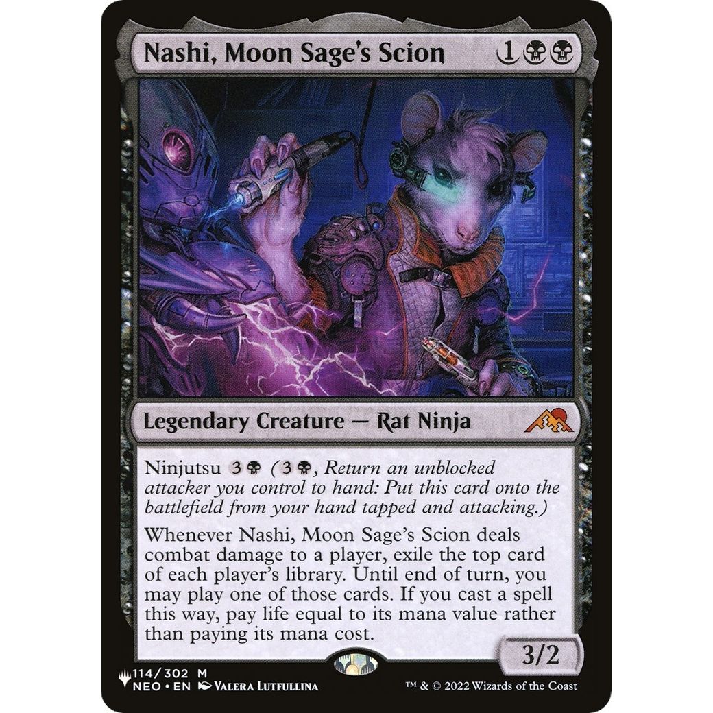 Image for Nashi, Moon Sage's Scion (114/302) (LIST) - Magic: The Gathering