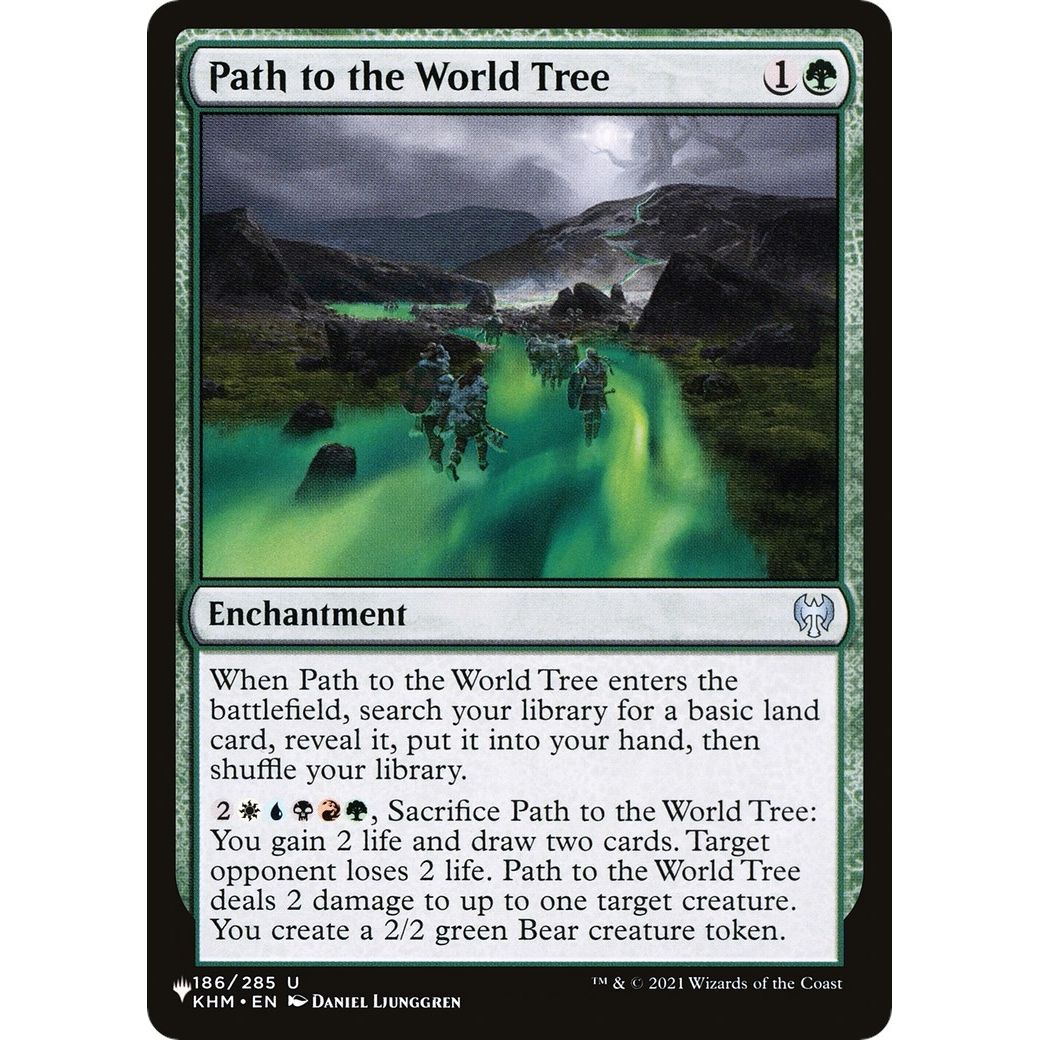 Image for Path to the World Tree (186/285) (LIST) - Magic: The Gathering