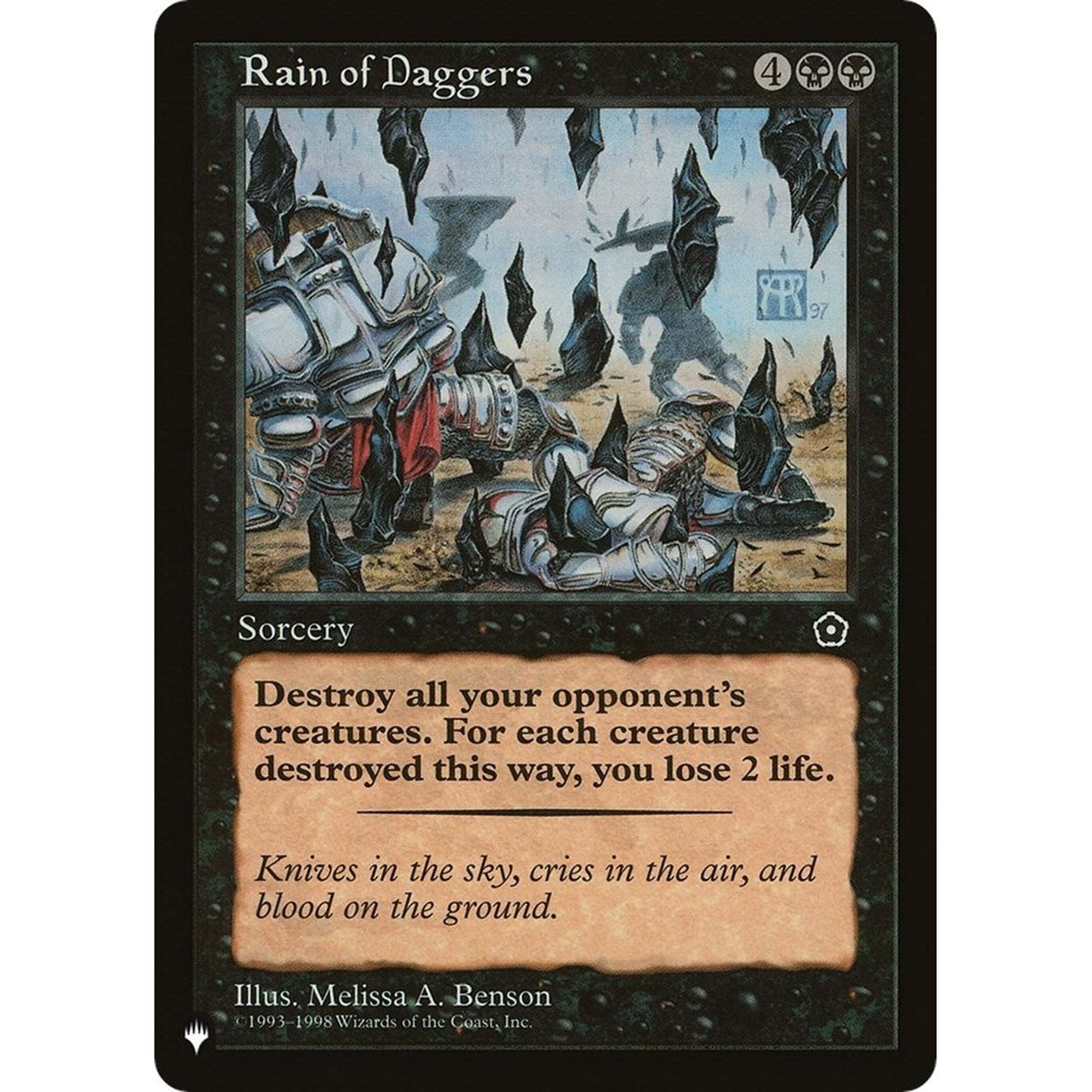 Image for Rain of Daggers (LIST) - Magic: The Gathering