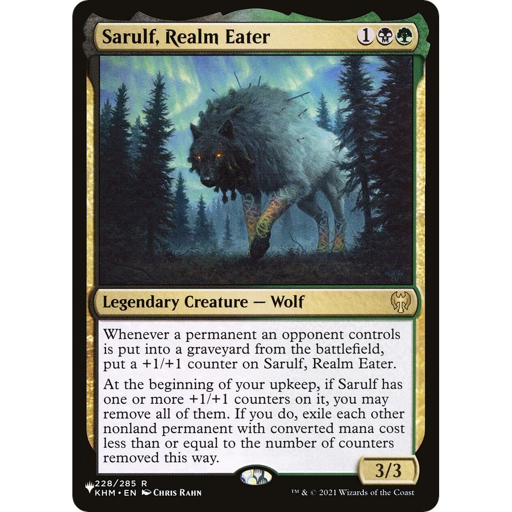 Image for Sarulf, Realm Eater (228/285) (LIST) - Magic: The Gathering