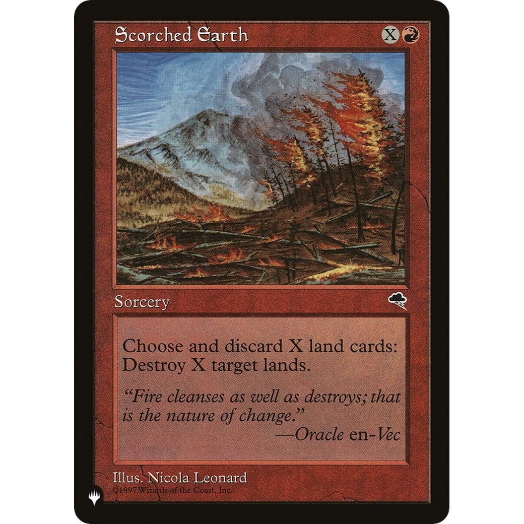Image for Scorched Earth (LIST) - Magic: The Gathering