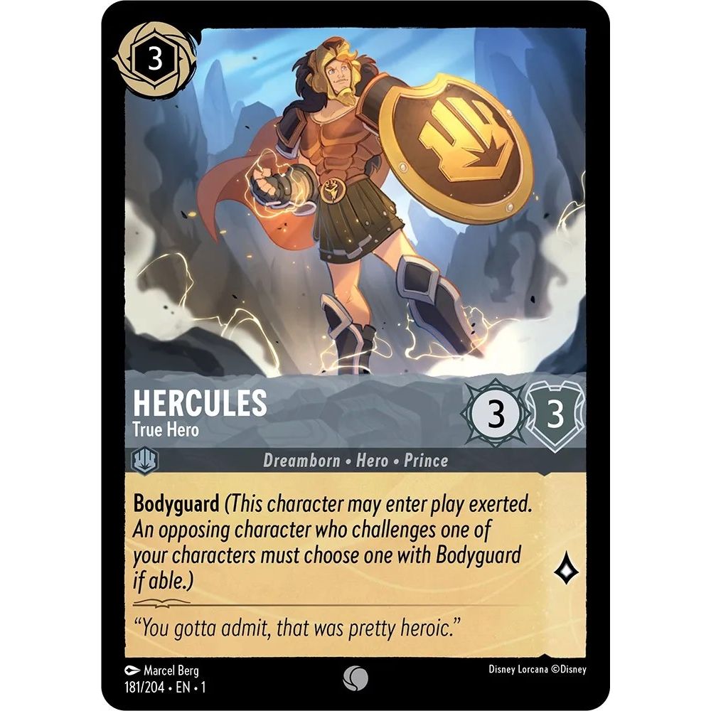 Image for Hercules - True Hero (181/204) (1) - Disney Lorcana