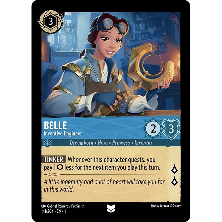 Image for Belle - Inventive Engineer (141/204) (1) - Disney Lorcana