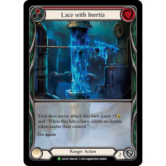 Image for Lace with Inertia (Red) - LGS136 (LGS136) (PR) - Flesh and Blood TCG