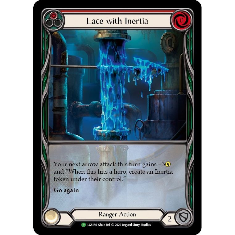 Image for Lace with Inertia (Red) - LGS136 (LGS136) (PR) - Flesh and Blood TCG