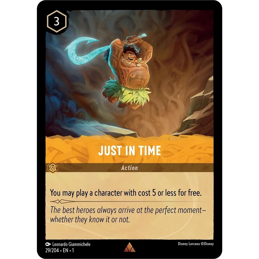 Image for Just in Time (29/204) (1) - Disney Lorcana