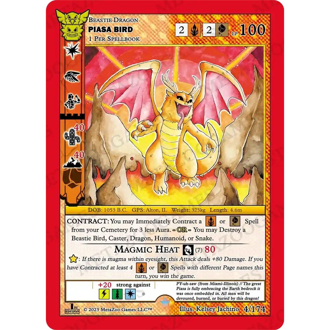 Image for Piasa Bird (4/174) (NATFE) - MetaZoo