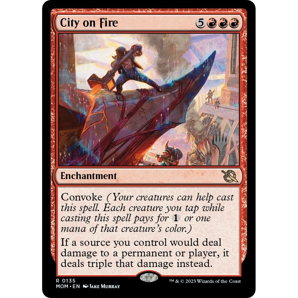 Image for City on Fire (135) (PPMOM) - Magic: The Gathering