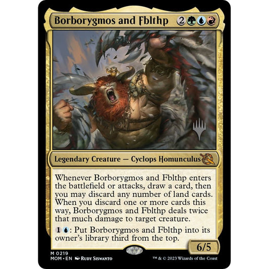 Image for Borborygmos and Fblthp (219) (PPMOM) - Magic: The Gathering