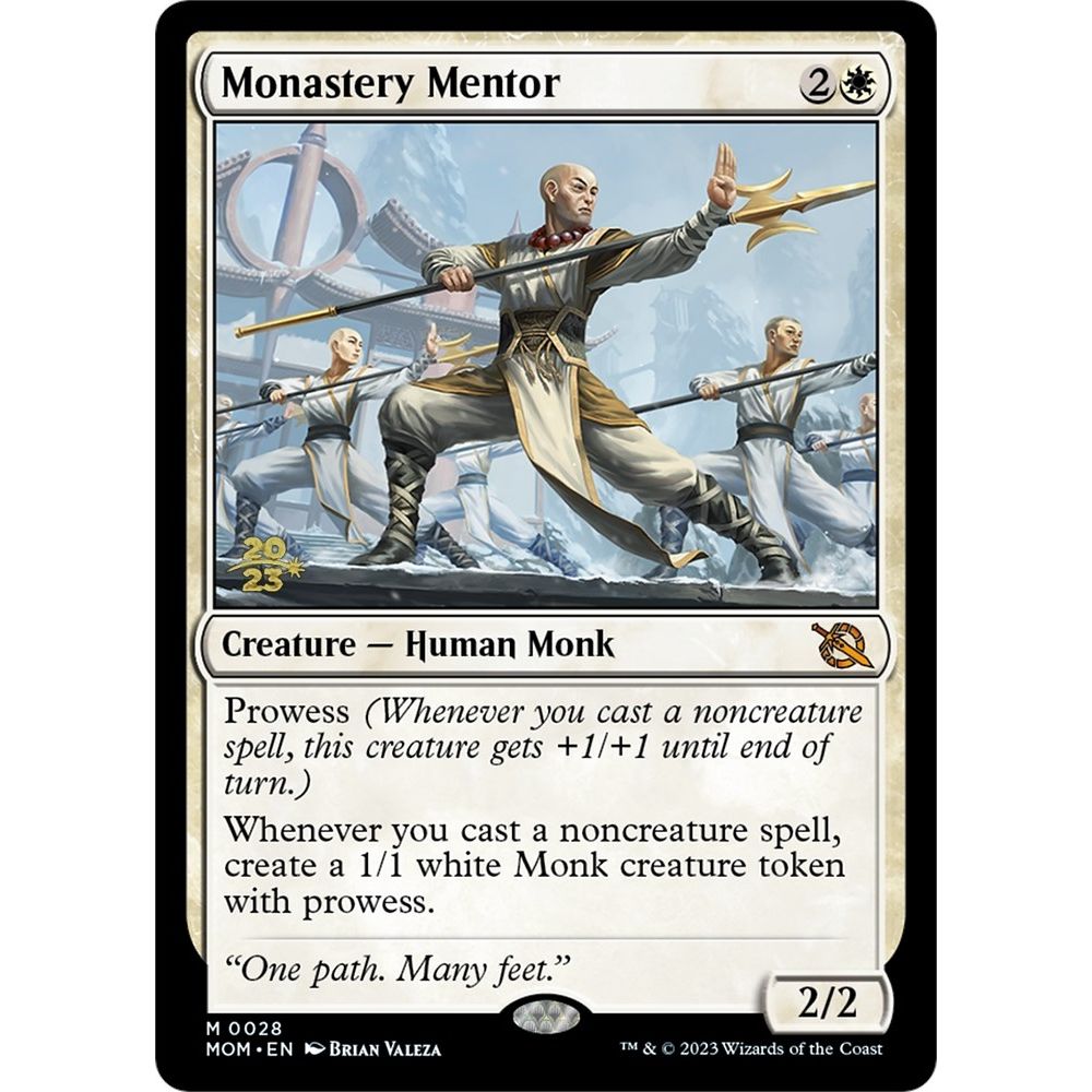 Image for Monastery Mentor (28) (PRE) - Magic: The Gathering