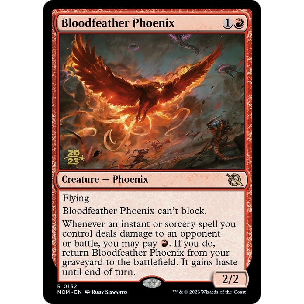 Image for Bloodfeather Phoenix (132) (PRE) - Magic: The Gathering