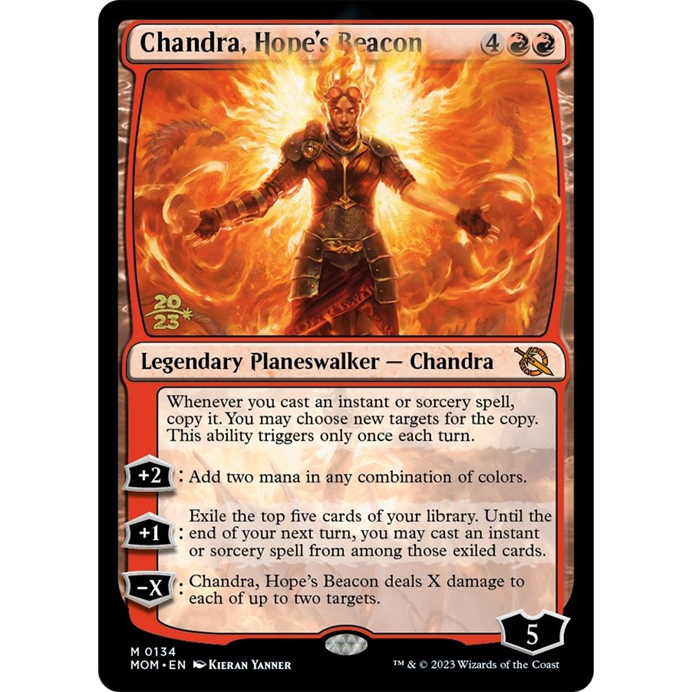 Image for Chandra, Hope's Beacon (134) (PRE) - Magic: The Gathering